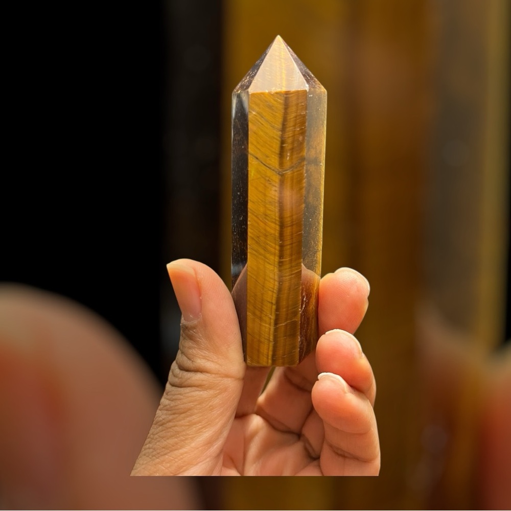Golden Tiger’s Eye Crystal Point